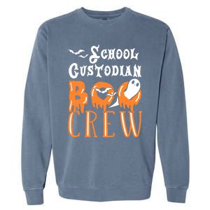 Halloween School Custodian Gift Garment-Dyed Sweatshirt