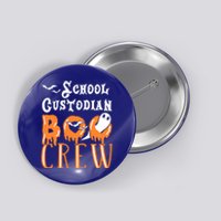 Halloween School Custodian Gift Button