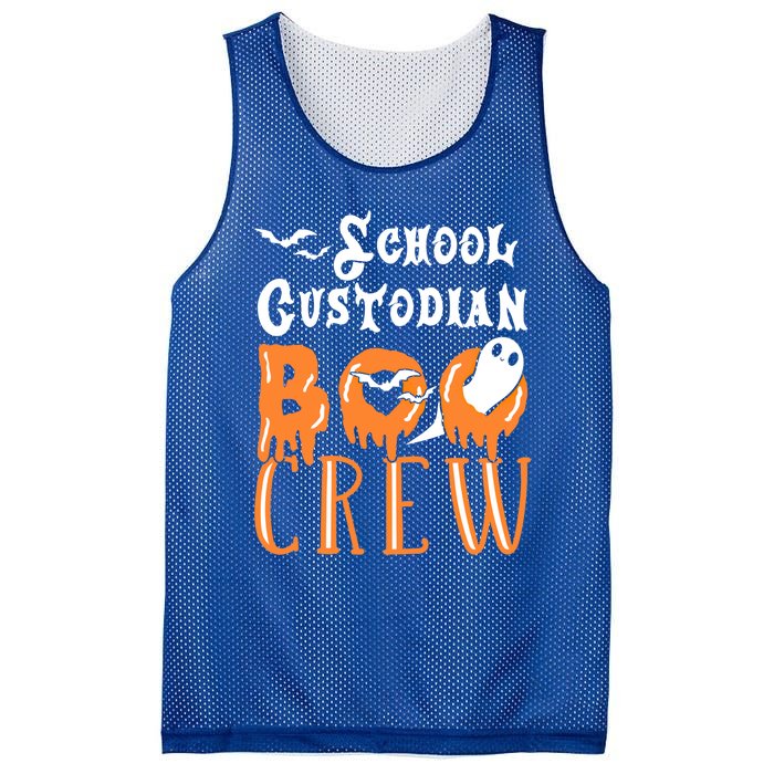 Halloween School Custodian Gift Mesh Reversible Basketball Jersey Tank