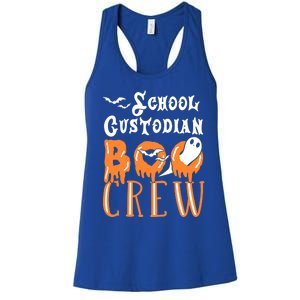 Halloween School Custodian Gift Women's Racerback Tank