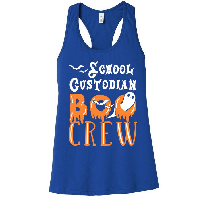 Halloween School Custodian Gift Women's Racerback Tank