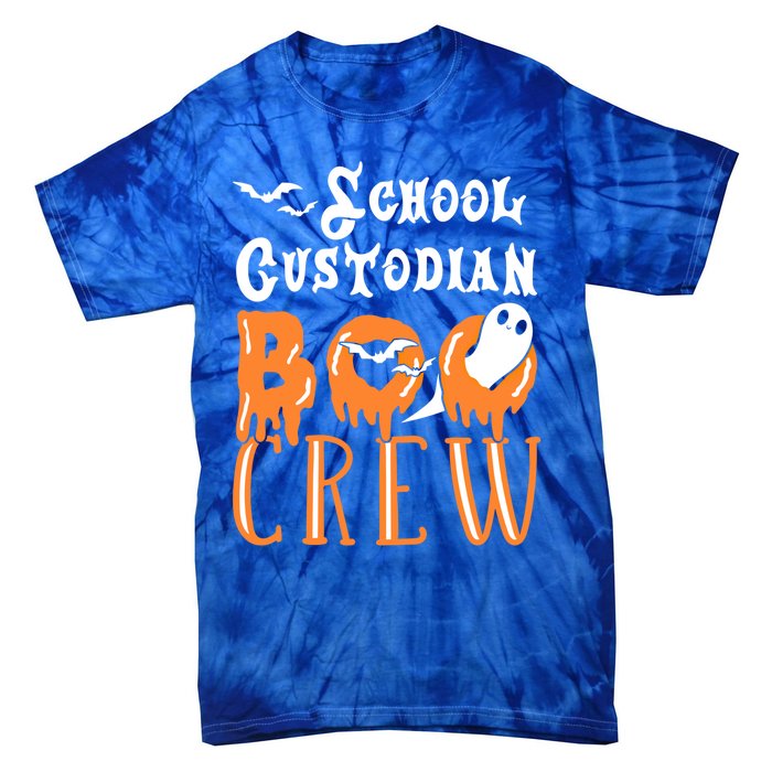 Halloween School Custodian Gift Tie-Dye T-Shirt