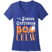 Halloween School Custodian Gift Women's V-Neck T-Shirt