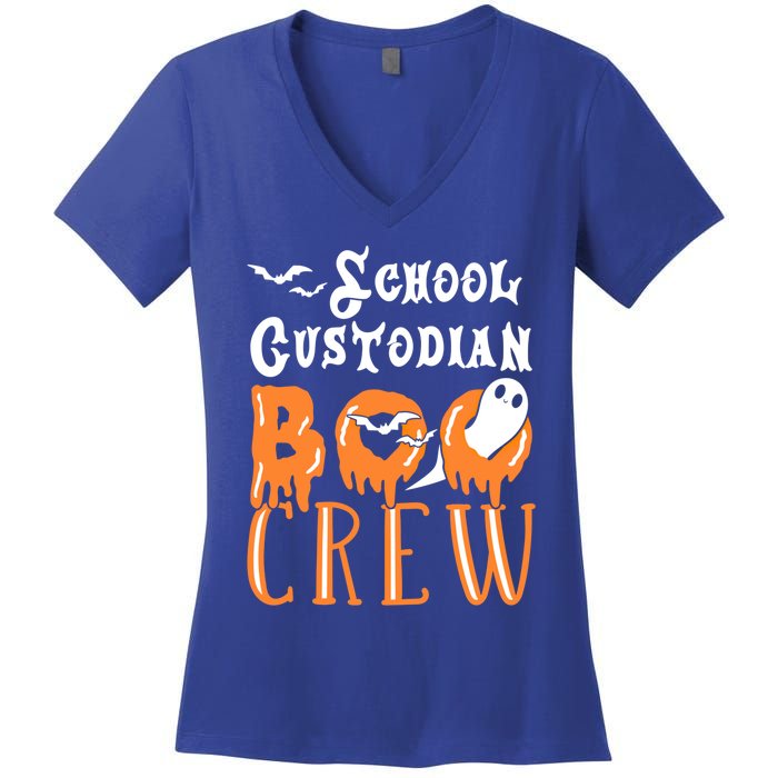 Halloween School Custodian Gift Women's V-Neck T-Shirt