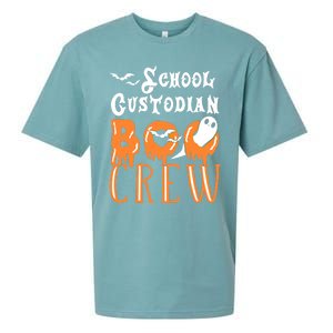 Halloween School Custodian Gift Sueded Cloud Jersey T-Shirt