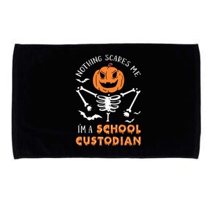 Halloween School Custodian Meaningful Gift Microfiber Hand Towel