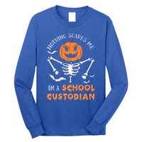 Halloween School Custodian Meaningful Gift Long Sleeve Shirt