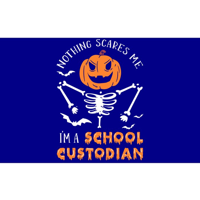 Halloween School Custodian Meaningful Gift Bumper Sticker