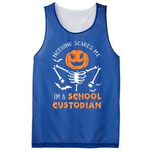 Halloween School Custodian Meaningful Gift Mesh Reversible Basketball Jersey Tank