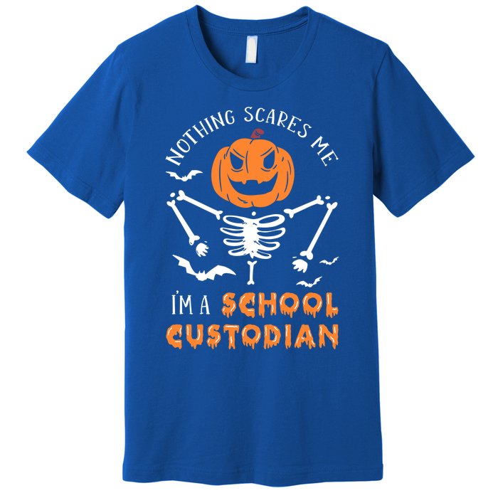 Halloween School Custodian Meaningful Gift Premium T-Shirt