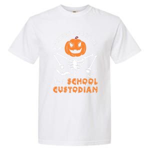 Halloween School Custodian Meaningful Gift Garment-Dyed Heavyweight T-Shirt