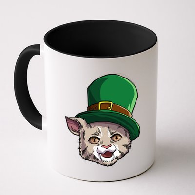 Happy Saint Catty's Day Irish Cat Leprechaun St Patricks Day Great Gift Mug
