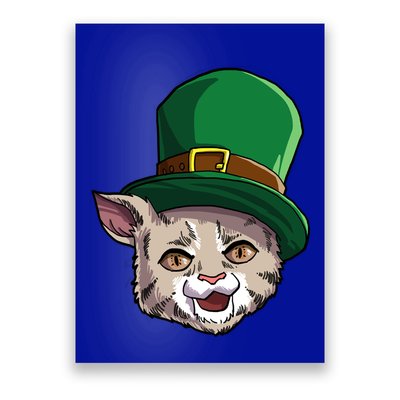 Happy Saint Catty's Day Irish Cat Leprechaun St Patricks Day Great Gift Poster