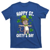 Happy Saint Catty's Day St Patricks Day Irish Cat Leprechaun Gift T-Shirt