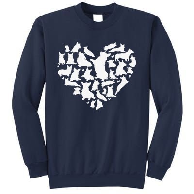 Heart Shaped Corgi Puppies Valentine's Day Dog Lover Clothes Sweatshirt