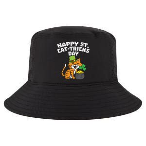 Happy St Catgifttricks Day Cat Saint Paddys St Patricks Day Gift Cool Comfort Performance Bucket Hat