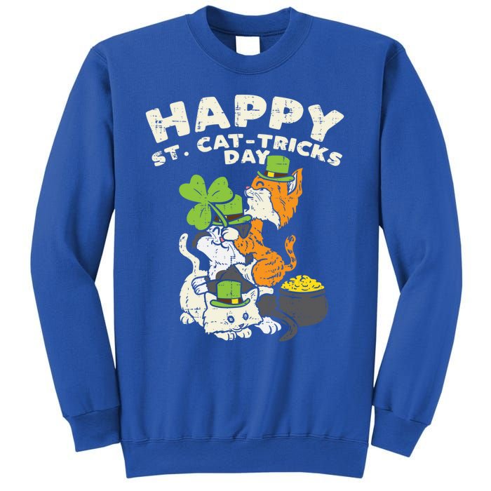 Happy St Catgifttricks Day Cats Saint Paddys St Patricks Day Gift Sweatshirt