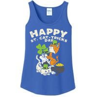 Happy St Catgifttricks Day Cats Saint Paddys St Patricks Day Gift Ladies Essential Tank