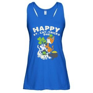 Happy St Catgifttricks Day Cats Saint Paddys St Patricks Day Gift Ladies Essential Flowy Tank