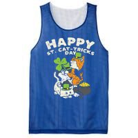 Happy St Catgifttricks Day Cats Saint Paddys St Patricks Day Gift Mesh Reversible Basketball Jersey Tank