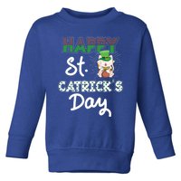 Happy St Catrick's Day Saint Patrick's Adorable Kitty Lover Cute Gift Toddler Sweatshirt