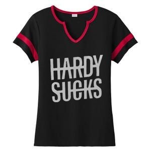 Hardy Sucks Country Funny Bad Boy Wetzel Ladies Halftime Notch Neck Tee