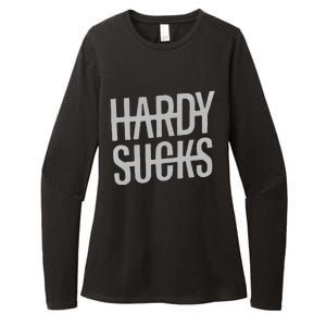 Hardy Sucks Country Funny Bad Boy Wetzel Womens CVC Long Sleeve Shirt