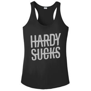 Hardy Sucks Country Funny Bad Boy Wetzel Ladies PosiCharge Competitor Racerback Tank