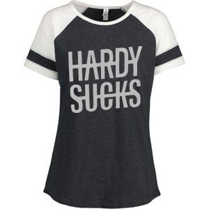 Hardy Sucks Country Funny Bad Boy Wetzel Enza Ladies Jersey Colorblock Tee