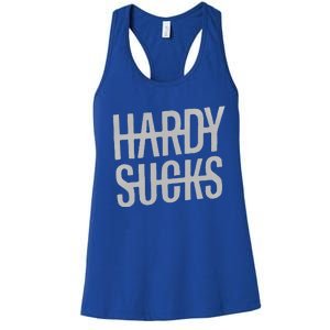 Hardy Sucks Country Funny Bad Boy Wetzel Women's Racerback Tank