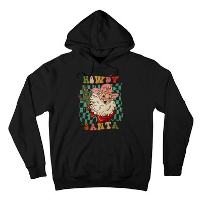 Howdy Santa Christmas Cowboy Santa Xmas Costume Hoodie