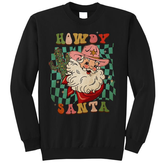 Howdy Santa Christmas Cowboy Santa Xmas Costume Sweatshirt