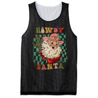 Howdy Santa Christmas Cowboy Santa Xmas Costume Mesh Reversible Basketball Jersey Tank