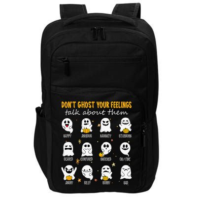 Halloween School Counselor DonT Ghost Your Feeling Teacher Impact Tech Backpack