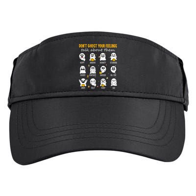 Halloween School Counselor DonT Ghost Your Feeling Teacher Adult Drive Performance Visor