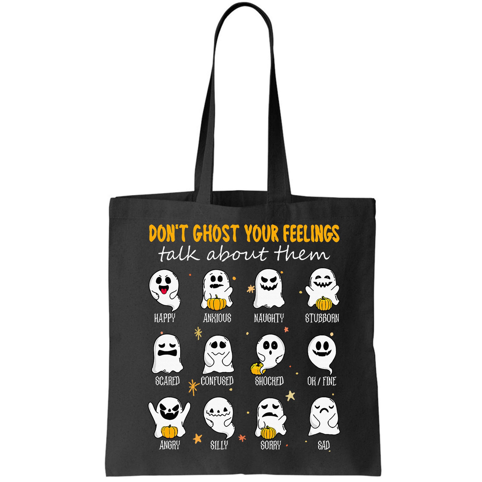 Halloween School Counselor DonT Ghost Your Feeling Teacher Bag