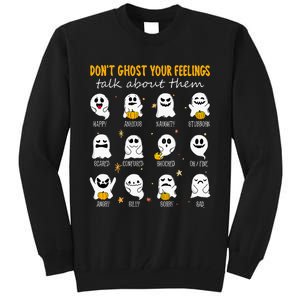 Halloween School Counselor DonT Ghost Your Feeling Teacher Tall Sweatshirt