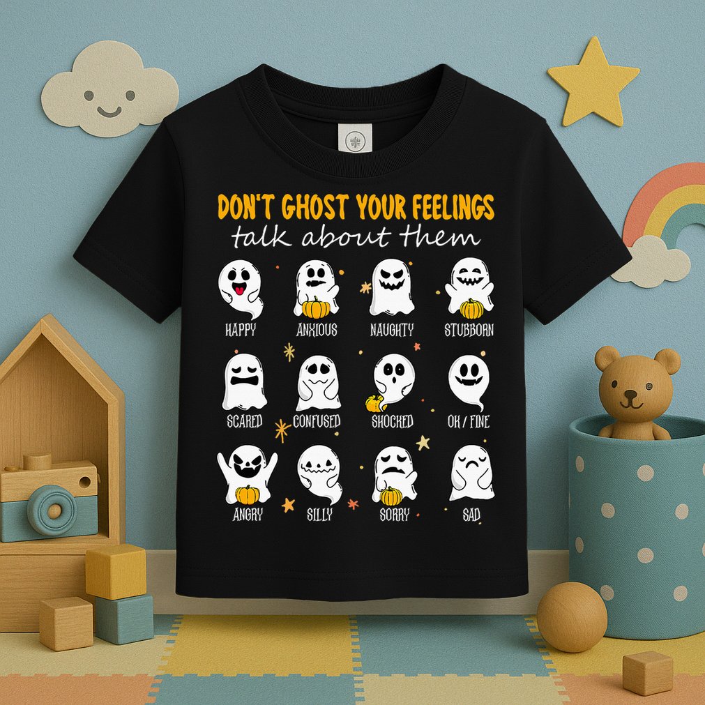 Halloween School Counselor DonT Ghost Your Feeling Teacher Toddler T-Shirt