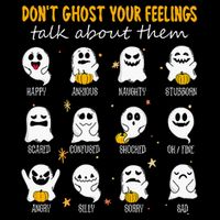 Halloween School Counselor DonT Ghost Your Feeling Teacher Zip Tote Bag