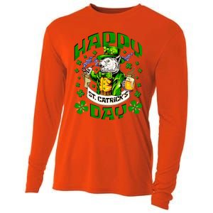 Happy St Catrick's Day Cat St Patricks Day Meaningful Gift Cooling Performance Long Sleeve Crew