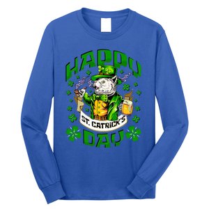 Happy St Catrick's Day Cat St Patricks Day Meaningful Gift Long Sleeve Shirt