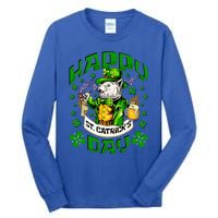 Happy St Catrick's Day Cat St Patricks Day Meaningful Gift Tall Long Sleeve T-Shirt