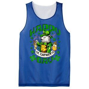 Happy St Catrick's Day Cat St Patricks Day Meaningful Gift Mesh Reversible Basketball Jersey Tank