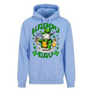 Happy St Catrick's Day Cat St Patricks Day Meaningful Gift Unisex Surf Hoodie