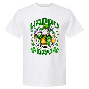 Happy St Catrick's Day Cat St Patricks Day Meaningful Gift Garment-Dyed Heavyweight T-Shirt