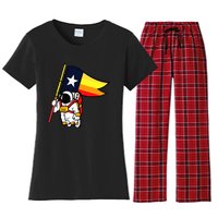 Houston Space City Astronaut Women's Flannel Pajama Set