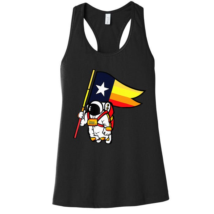 Houston Space City Astronaut Women's Racerback Tank