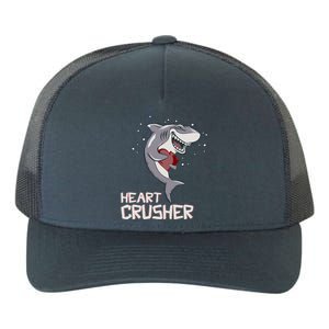 Heart Shark Crusher Valentines Day Cute Vgiftday Gift Yupoong Adult 5-Panel Trucker Hat