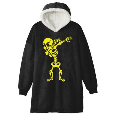 Halloween Skeleton Costumes Design Dab Dabbing Great Gift Hooded Wearable Blanket