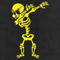 Halloween Skeleton Costumes Design Dab Dabbing Great Gift 11oz C Handle Ceramic Mug